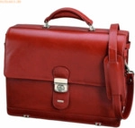 Alassio Aktentasche Mocca 38x30x16cm Leder cognac