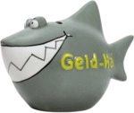 3 x KCG Spardose Hai -Geld-Hai- - Keramik klein.