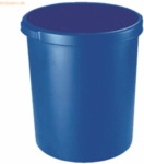Han Papierkorb Standard mit Griffmulden 30 Liter blau
