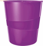 Leitz Papierkorb Wow 15l Polystyren violett