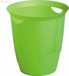6 x Durable Papierkorb Trend 16l gr&uuml;n