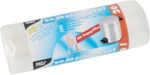 PapStar M&uuml;llbeutel mit Tragegriffen - 20 L HDPE transparent 20 St&uuml;ck.