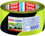 Tesa tesa Signal Markierungsklebeband Univ. 66m 50mm gelb/schwarz