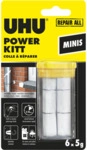 6 x Uhu Repair all Powerkitt Minis 6x6g