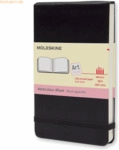 Moleskine Notizbuch Aquarellpapier Pocket A6 200g/qm 30 Blatt Hardcove