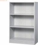mcbuero.de Regal 3 Ordnerh&ouml;hen BxTxH 800x400x1270mm Grau