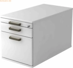 mcbuero.de Rollcontainer 80cm 1 Schub 1 H&auml;ngeregistratur Schloss Strei