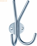 ALCO Garderhobenhaken Metall 9x5x13cm silber