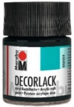 Marabu Decorlack Acryl - Schwarz 073 50 ml.
