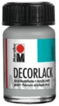 Marabu Decorlack Acryl - Metallic-Silber 782 15 ml.