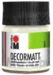 Marabu Decormatt Acryl - wei&szlig; 070 50 ml.