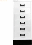 Bisley Schubladenschrank Multidrawers 29er Serie A4 6 Sch&uuml;be verkehrsw