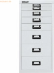 Bisley Schubladenschrank 8 Sch&uuml;be HxBxT 590x278x380mm verkehrswei&szlig;