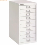 Bisley Schubladenschrank Basis A4 10 Sch&uuml;be verkehrsw.