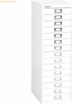 Bisley Schubladenschrank Basis A4 15 Sch&uuml;be verkehrsw.