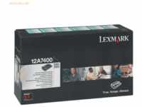Lexmark Rückgabe-Tonerkartusche Lexmark 12A7400 E321 schwarz