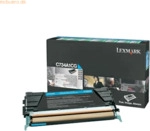 Lexmark Toner Lexmark C734A1CG cyan ca. 6000 Seiten
