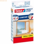 8 x Tesa Fliegengitter tesa Insect Stop f&uuml;r Fenster 1x1m anthrazit