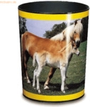 L&auml;ufer Papierkorb Motivposter 13 Liter Pferd und Fohlen