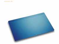 Läufer Schreibunterlage Matton 50x70cm Kunststoff blau