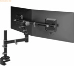Dataflex Monitorarm viewgo Schreibtisch 133 f&uuml;r 2 Monitore schwarz