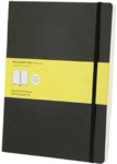 Moleskine Notizbuch XL 19x25cm kariert Softcover schwarz