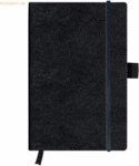 Herlitz Notizbuch Classic A5 96 Blatt liniert schwarz my.book