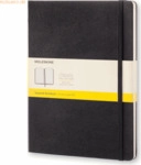 Moleskine Notizbuch XL 19x25cm kariert Hardcover 96 Blatt schwarz