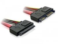 Delock Kabel SATA 22 PinStecker >SATA 22 Pin Buchse Verl&auml;ngerung50cm