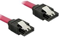 Delock Delock Kabel SATA 6 Gb/s 30cm gerade/gerade rot