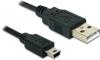 Delock Delock Kabel USB2.0 A Stecker>USB2.0 Mini-B Stecker 1m schwarz