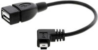 Delock Kabel USB mini St 90 Grad gew. > USB-A Bu OTG 16 cm Delock