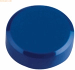 Maul Rundmagnet 30mm Durchmesser 0,6kg Haftkraft 20 St&uuml;ck blau