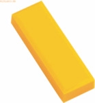 Maul Rechteckmagnet 53x18mm 1kg Haftkraft 20 St&uuml;ck gelb