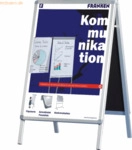 Franken Kundenstopper A1 Aluminium Klemmprofiltechnik 59,4x84,1cm