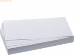 Franken Moderations-Karte Rechteck 205mmx95mm Wei&szlig; 500 St&uuml;ck