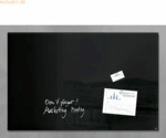 Sigel Glas-Magnetboard artverum 100x65cm schwarz