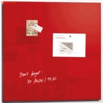 Sigel Glas-Magnetboard artverum 100x100cm rot