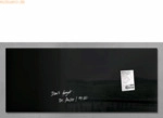 Sigel Magnetboard Glas artverum 135x55cm schwarz