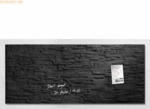 Sigel Magnetboard Glas Design Schiefer 130x55cm