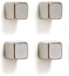 Franken Magnete W&uuml;rfel 10x10x10mm VE=4 St&uuml;ck silber
