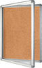 Franken Schaukasten Eco 98x101,1x4,5cm silber mit Pintafel für Außenbe