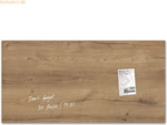 Sigel Glas-Magnetboard artverum Design natural-wood 91x46 cm