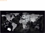 Sigel Glas-Magnetboard artverum Design World-Map 91x46 cm