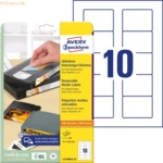 Avery Zweckform Disketten-Etiketten 70x50,8mm wei&szlig; VE=250 St&uuml;ck wieder