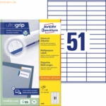 Avery Zweckform Universal-Etiketten ultragrip 70x16,9 mm VE=5.100 Etik