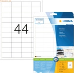 HERMA Etiketten wei&szlig; 48,3x25,4mm Premium A4 VE=1100 St&uuml;ck