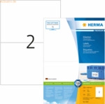 HERMA Etiketten wei&szlig; 210x148mm Premium A4 VE=200 St&uuml;ck