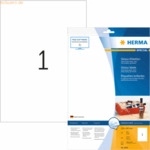 HERMA Inkjet-Etiketten Glossy wei&szlig; 210x297mm Special A4 10 St&uuml;ck