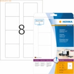 HERMA Disketten-Etiketten wei&szlig; 3,5 70x67,7mm Special A4 VE=200 St&uuml;ck